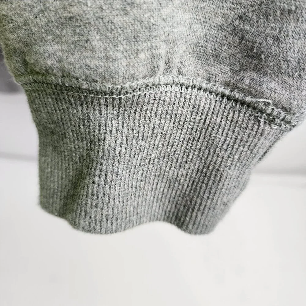 Nike Hoodie Mens XL Gray Vintage Fleece Swoosh Pullover 341572-063 - Picture 5 of 7